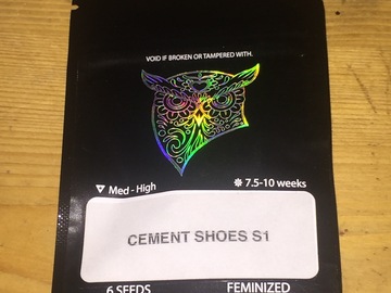 Selling: Cement shoes s1
