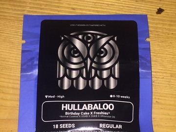 Selling: Hullabaloo 18 seed pack Cult classics