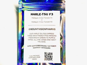 Proposer ($): 1000 SEEDS HARLE-TSU F3 FARMERS PACK