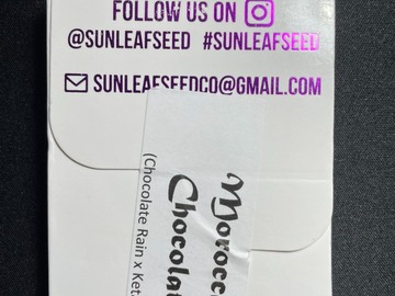Providing ($): Moroccan Chocolate - SunLeaf Seed Co (12 Regular Seeds)