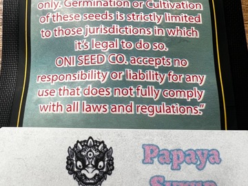 Providing ($): Oni Seed Co Papaya Syrup