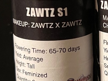 Proporcionando ($): Zawtz S1