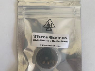Selling: CSI Humboldt - Three Queens (White Fire 43 x Bubba Kush)
