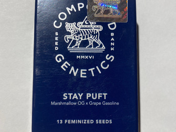 Providing ($): Compound Genetics – Stay Puft (Marshmallow OG x Grape Gasoline)