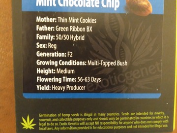 Proporcionando ($): Mint Chocolate Chip.