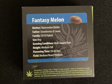 Proposer ($): Exotic Genetix - Fantasy Melon