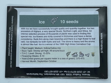 Proposer ($): Nirvana Ice regular 10 seed pack