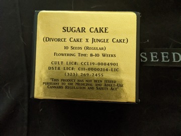 Providing ($): Sugar Cake (Jungle Boys)
