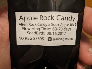 Providing ($): Apple Rock Candy