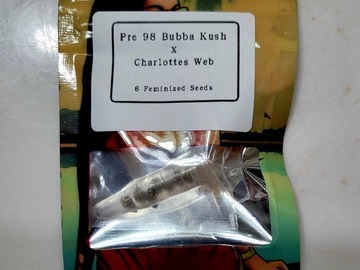 Providing ($): Pre 98 Bubba Kush x Charlottes Web - Feminized