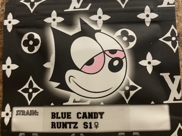 Selling: BLUE CANDY RUNTZ -ANY 2 PKS for $160