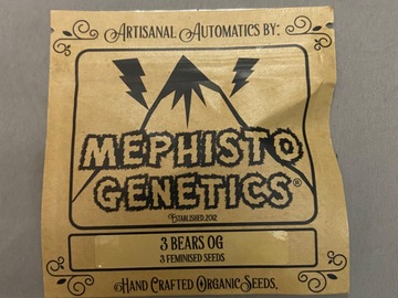 Selling: Mephisto Genetics 3 Bears OG