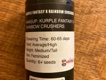Selling: Kurple Fantasy x Rainbow Crushers from Cannarado