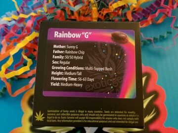 Selling: Exotic Genetics Rainbow G 10 Pack Reg Seeds