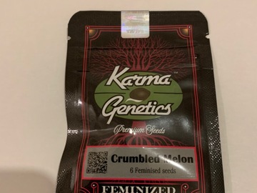 Vente: Karma Genetics Crumbled Melon feminised 6 seed pack