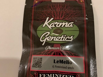 Selling: Karma Genetics LeMello feminised 6 seed pack