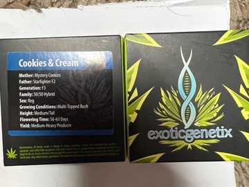 Sell: Cookies and cream f3