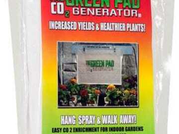 Venta: Green Pad CO2 Generator, pack of 5 pads w/2 hangers