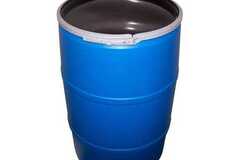 Sell: 55 Gallon Blue Barrel with Lid - Food Grade