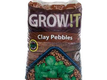 GROW!T Clay Pebbles, 4 mm-16 mm, 40 L