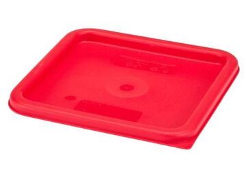 Vente: Cambro Square Food Storage lid for 8 Quart-Red