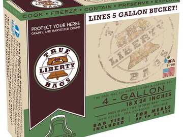Vente: True Liberty 4 Gallon Goose Bags 18 in x 24 in (25/pack)