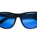 Vente: Summer Blues Optics - Black Frames, Ebony Bamboo Arms | HPS