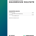 Vente: Ventana Plant Science - Magnesium Sulfate (13% S, 9.8% Mg) - 55 lbs