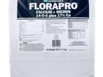Vente: General Hydroponics FloraPro Calcium + Micros Soluble 14-0-0 + 17% Ca - 25 lb Bag
