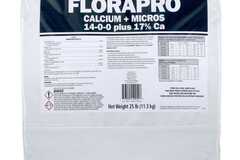 Vente: General Hydroponics FloraPro Calcium + Micros Soluble 14-0-0 + 17% Ca - 25 lb Bag