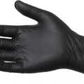 Vente: Common Culture Black Powder Free Nitrile Gloves Medium (100/Box)
