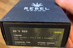 Sell: 5 g's red