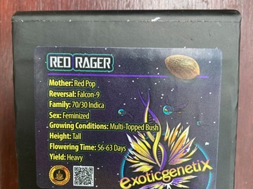 Vente: Red Rager from Exotic Genetix