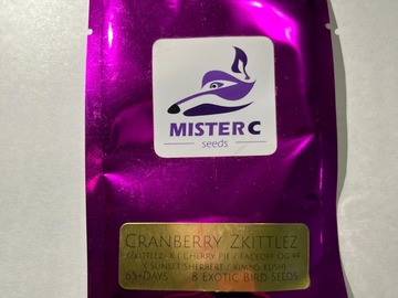 Vente: Mister C Seeds - Cranberry Zkittlez [See Desc.]