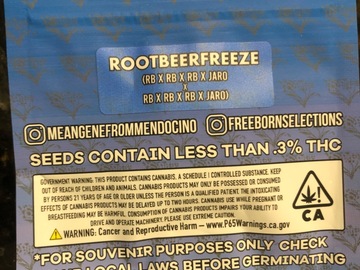 Vente: Root beer freeze