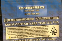 Sell: Root beer freeze