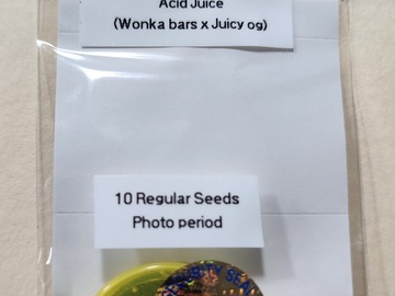 Vente: Acid Juice ~ Wonka bars X Juicy OG By Adhesive Genetics