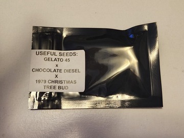 Vente: Useful Seeds Gelato x Chocolate Diesel x 79 Christmas Tree Bud