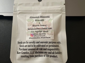 Sell: Almond Biscotti By Raw Genetics