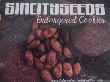 Vente: Endangered cookie by sin city sealed 15 seed cacao cookie!