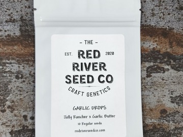 Venta: Garlic Drops by Red River Seed Co. 10 regs