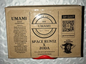 Sell: Space Runtz x Zoda from Umami and Tiki Madman