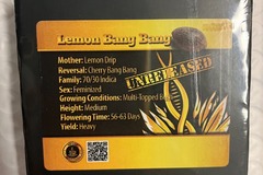 Venta: Lemon Bang Bang from Exotic Genetix