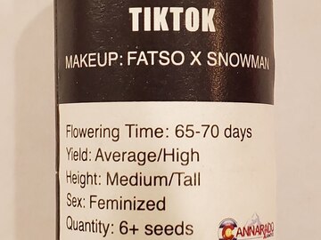 Vente: Cannarado - 'TikTok' (Fatso x Snowman)