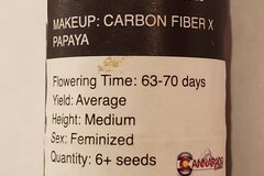 Venta: Cannarado - 'Black Papaya' (Carbon Fiber x Papaya)