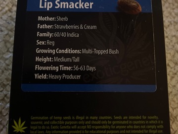 Vente: Lip smacker by exotic Genetix