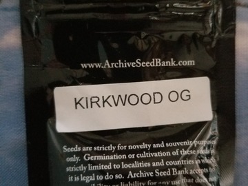 Venta: Kirkwood Og Archive seeds