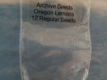 Sell: Oregon Lemons Archive seeds
