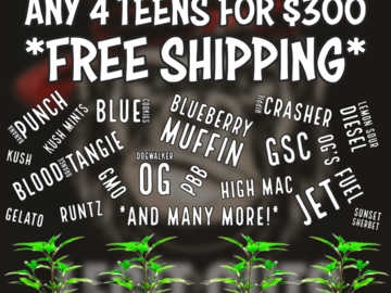 Venta: Mix & Match ANY 4 Teens shipped FREE! Huge List of Genetics!