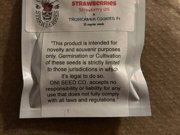 Sell: Oni Seeds - Dead Hot Strawberries